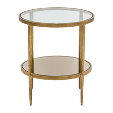 Load image into Gallery viewer, Brushed Gold Side Table
