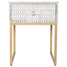 Load image into Gallery viewer, Candace Bone Inlay Bedside
