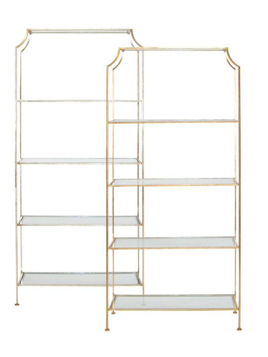 Sophie Etagere – Silver or Gold Leaf
