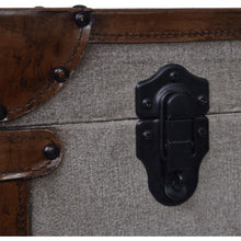 Load image into Gallery viewer, Maison Set of Leather/Canvas Boxes
