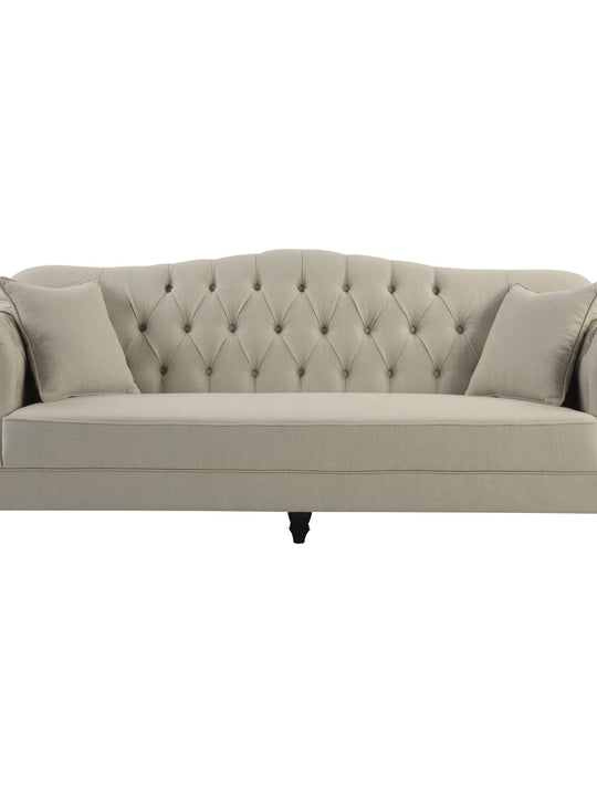 Austin Buttoned Sofa Beige – 3/2/1 Seater – BUY 2+ SAVE