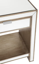 Load image into Gallery viewer, Michelle Bedside with Gold Drawers – Other Colours Available
