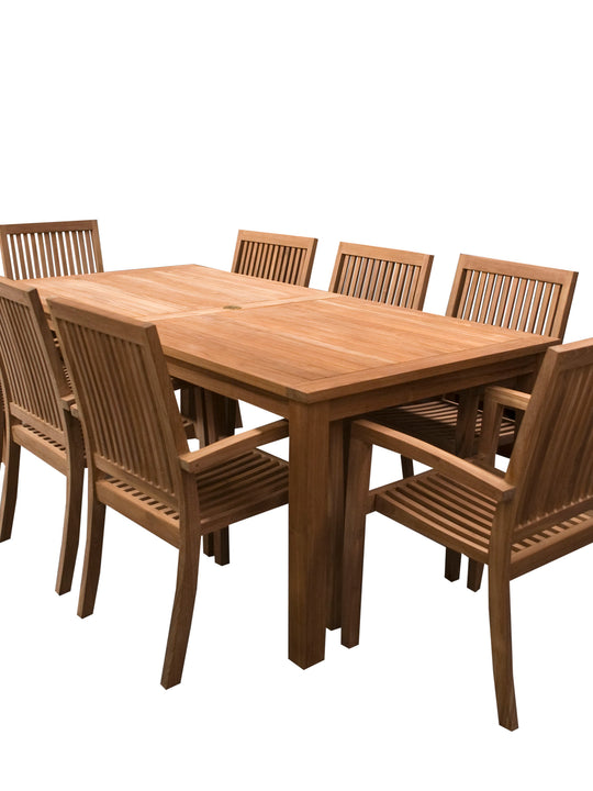 Tropez Table & 8 Chairs