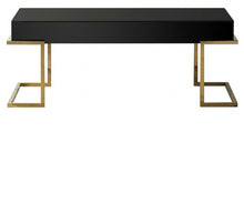 Load image into Gallery viewer, Holloway Black Mirrored Coffee Table

