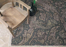 Load image into Gallery viewer, Bachelors Button Charcoal – WIlliam Morris – 2 Sizes
