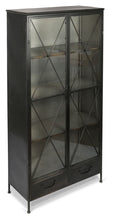 Load image into Gallery viewer, Metal Bookcase with Glass Doors
