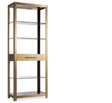 Load image into Gallery viewer, Walker Brushed Metal Bookcase

