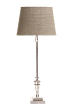 Load image into Gallery viewer, Martinique Table Lamp - Antique Silver or Nickel
