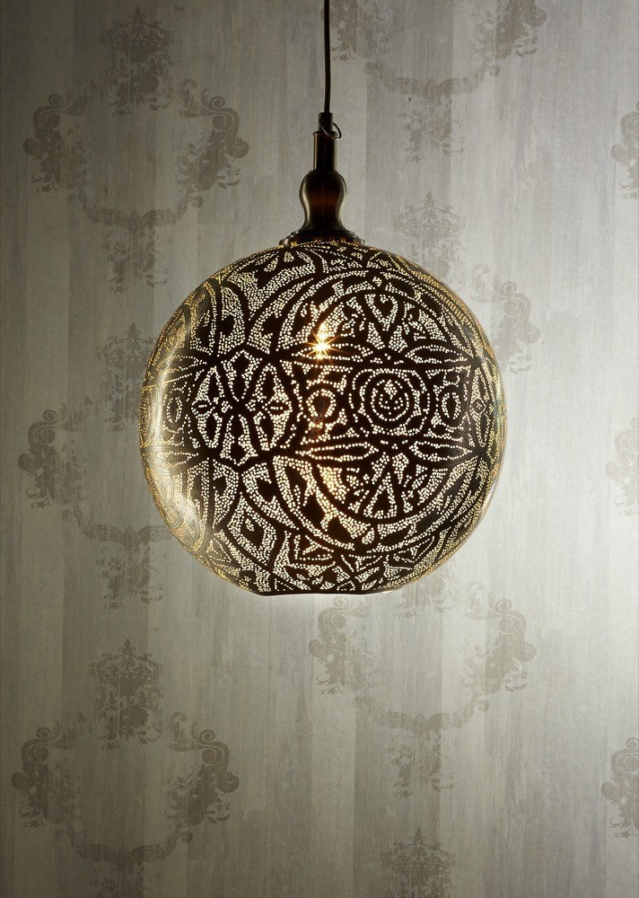 Silver Ball Ceiling Lamp 40cm – BUY2+ SAVE