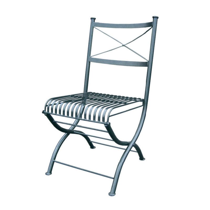Wrought Iron Folding Chair
