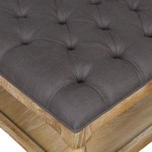 Load image into Gallery viewer, Oak Tufted Coffee Table
