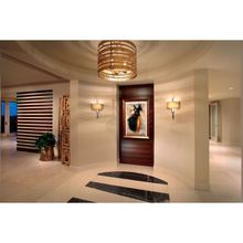 Load image into Gallery viewer, Banded Gold Leaf Pendant – Last Few
