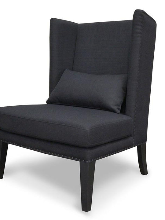 Stephanie Black Lounge Chair