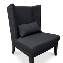 Load image into Gallery viewer, Stephanie Black Lounge Chair
