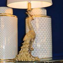 Load image into Gallery viewer, Bird Table Lamp – Gold or Silver
