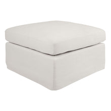 Load image into Gallery viewer, Reynaldo Slip Cover Ottoman – 4 Colour Options
