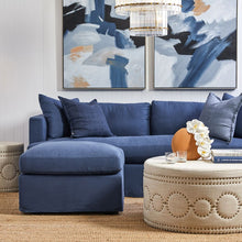 Load image into Gallery viewer, Reynaldo Slip Cover Ottoman – 4 Colour Options
