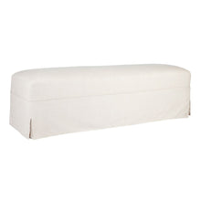 Load image into Gallery viewer, Brandon Slip Cover Ottoman – 3 Colour Options
