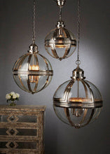 Load image into Gallery viewer, Paxton Pendant Lamp – Nickel or Brass – 3 Size Options
