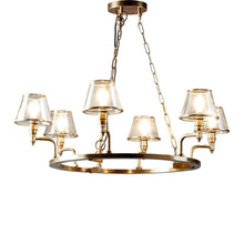 Load image into Gallery viewer, Busby Glass Chandelier – 2 Finish Options
