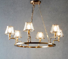Load image into Gallery viewer, Busby Glass Chandelier – 2 Finish Options
