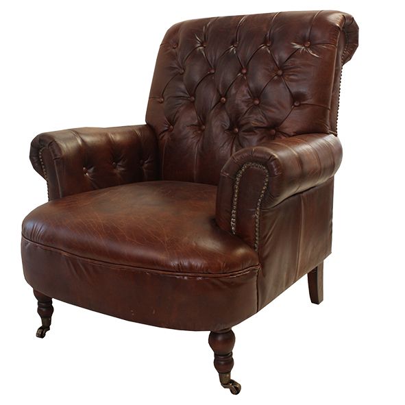 Sheffield Leather Chair – 2 Colour Options – BUY2+ SAVE