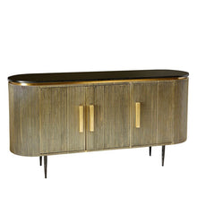 Load image into Gallery viewer, Nora Brass Sideboard – Stone Top
