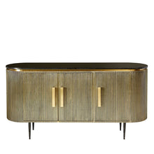 Load image into Gallery viewer, Nora Brass Sideboard – Stone Top
