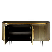 Load image into Gallery viewer, Nora Brass Sideboard – Stone Top
