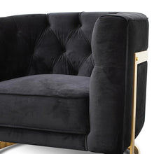 Load image into Gallery viewer, Tailor Armchair with Gold Base
